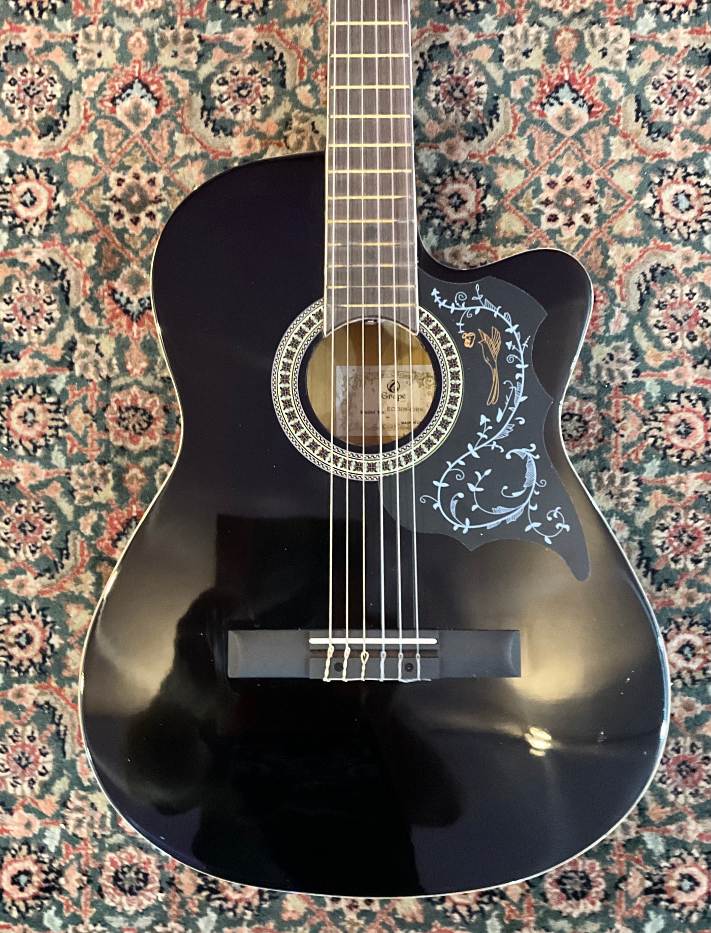 Grape Nylon String Black